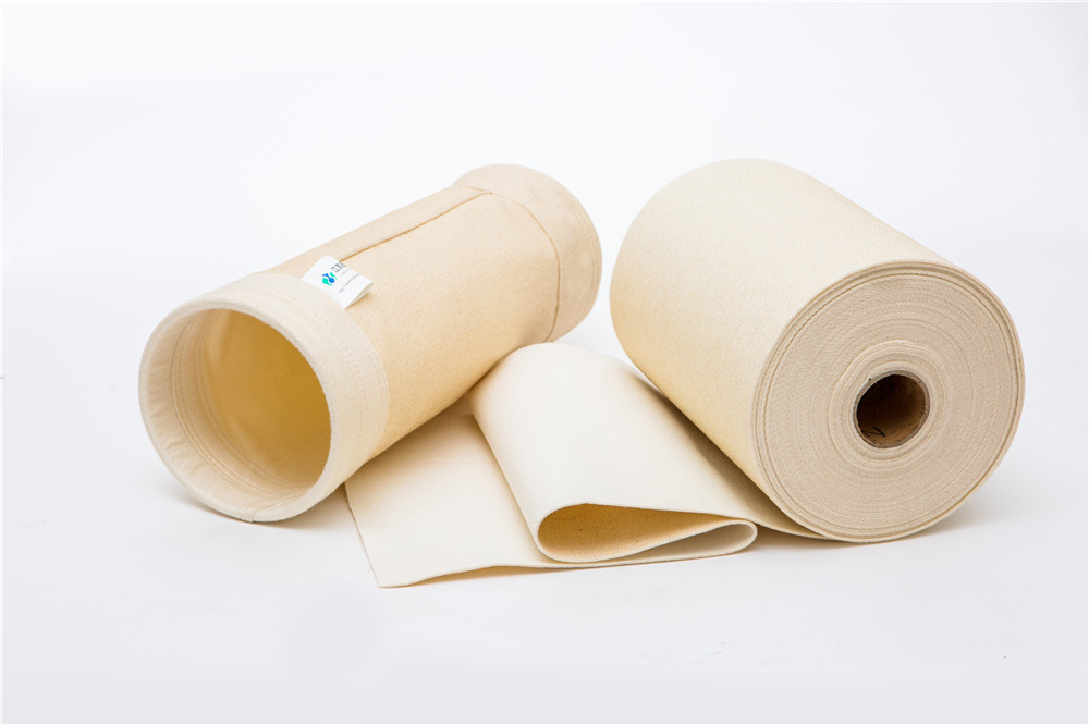 500g/m2 Meta Aramid Noven Dust Collector Filter Bags 